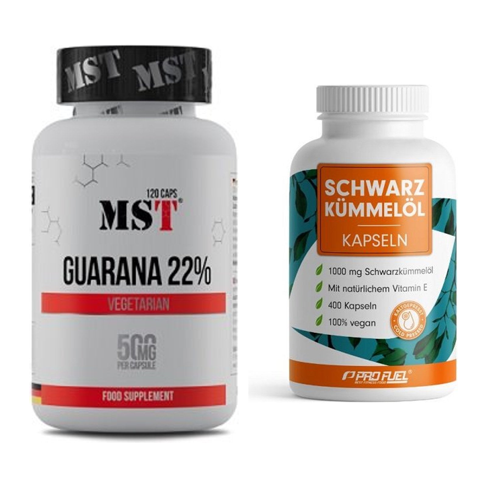 Trainings-Set: MST Guarana 22% + ProFuel Schwarzkümmelöl – alle enthaltenen Artikel
