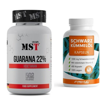 Trainings-Set: MST Guarana 22% + ProFuel Schwarzkümmelöl – alle enthaltenen Artikel