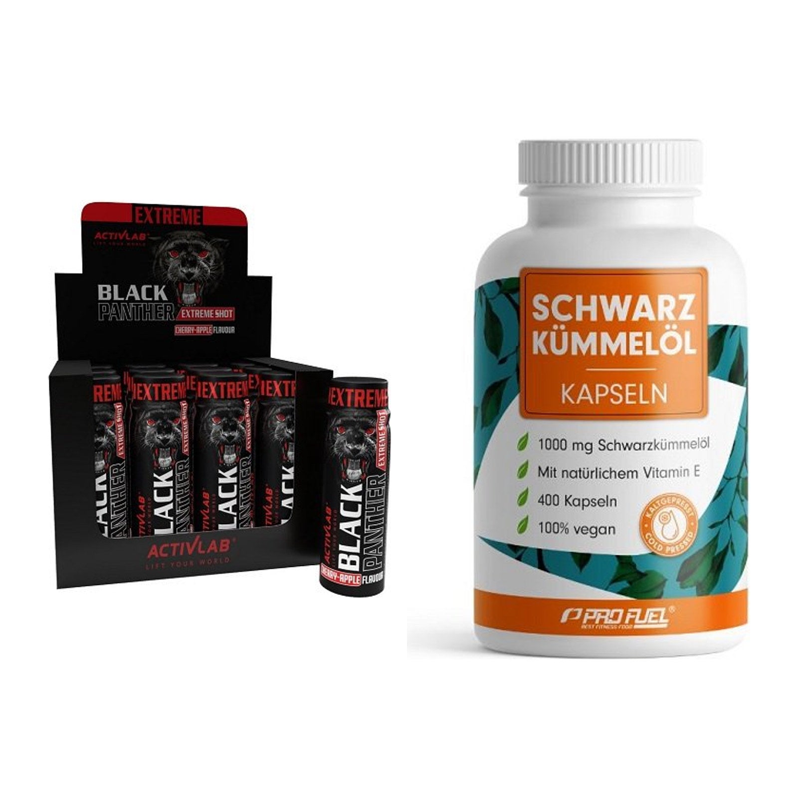 Trainings-Set: Activlab Black Panther + ProFuel Schwarzkümmelöl – alle enthaltenen Artikel