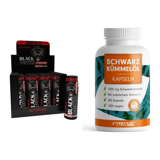 Trainings-Set: Activlab Black Panther + ProFuel Schwarzkümmelöl – alle enthaltenen Artikel