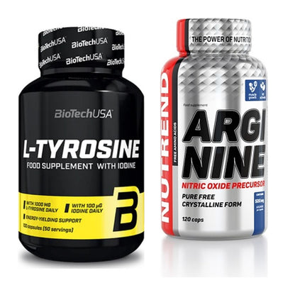 Trainings-Set: BioTech Tyrosine + Nutrend Arginine – alle enthaltenen Artikel