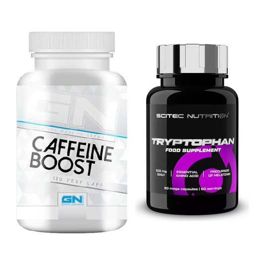 Trainings-Set: GN Caffein Boost + Scitec Tryptophan – alle enthaltenen Artikel