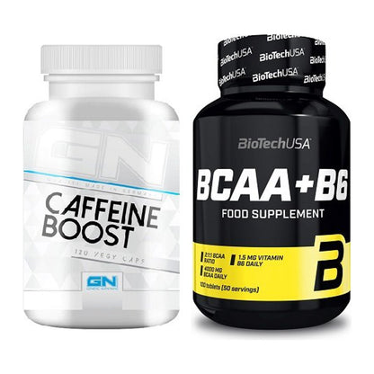 Trainings-Set: GN Caffein Boost + BioTech BCAA+B6 100 Tabl – alle enthaltenen Artikel