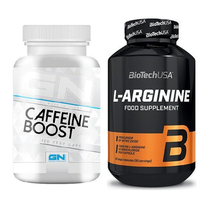 Trainings-Set: GN Caffein Boost + BioTech L-Arginine – alle enthaltenen Artikel