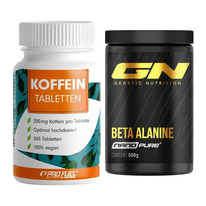 Trainings-Set: ProFuel Koffein (200mg) + GN Nano Beta Alanine – alle enthaltenen Artikel