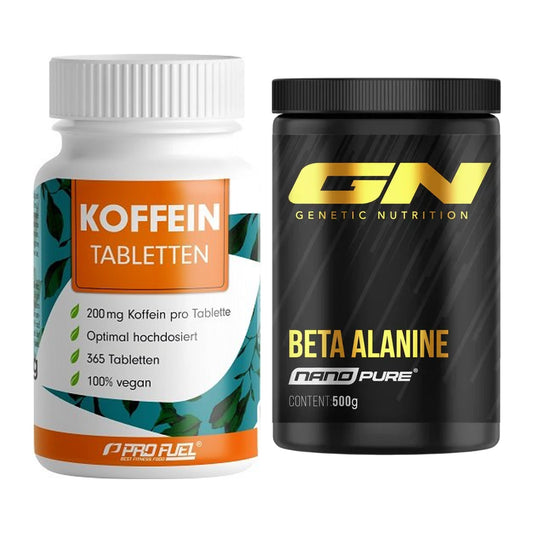 Trainings-Set: ProFuel Koffein (200mg) + GN Nano Beta Alanine – alle enthaltenen Artikel