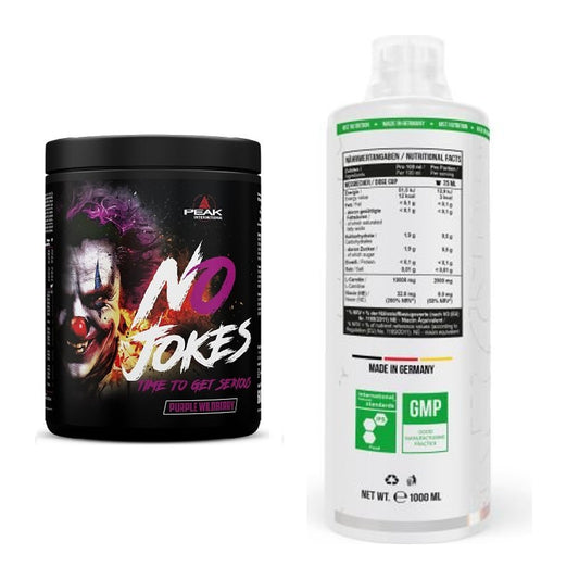 Trainings-Set: Peak No Jokes + MST L-Carnitine 100.000 (1000ml) – alle enthaltenen Artikel