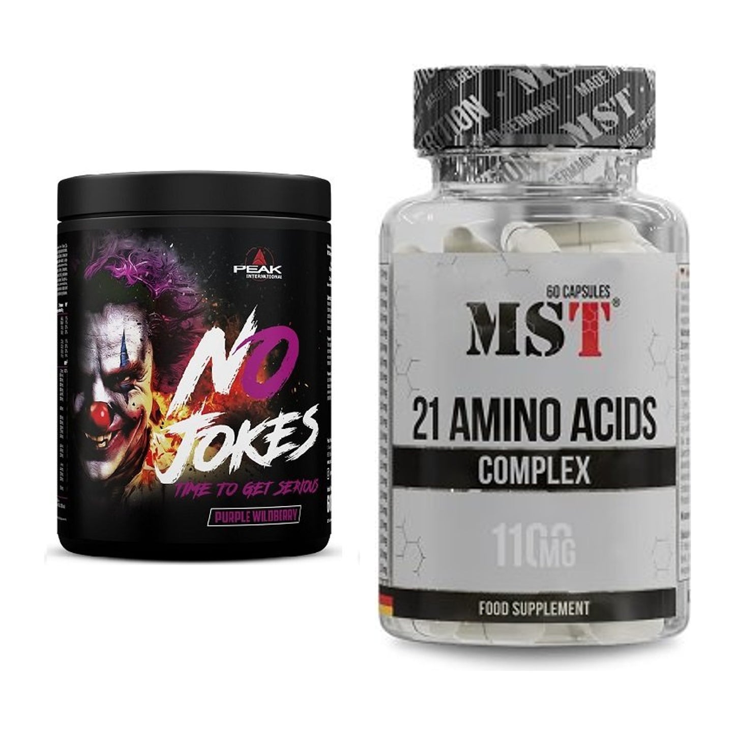 Trainings-Set: Peak No Jokes + MST 21 Amino Acids – alle enthaltenen Artikel