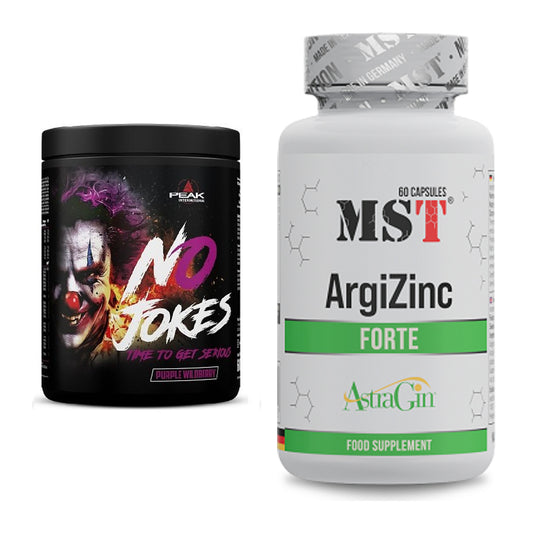 Trainings-Set: Peak No Jokes + MST ArgiZinc Forte – alle enthaltenen Artikel
