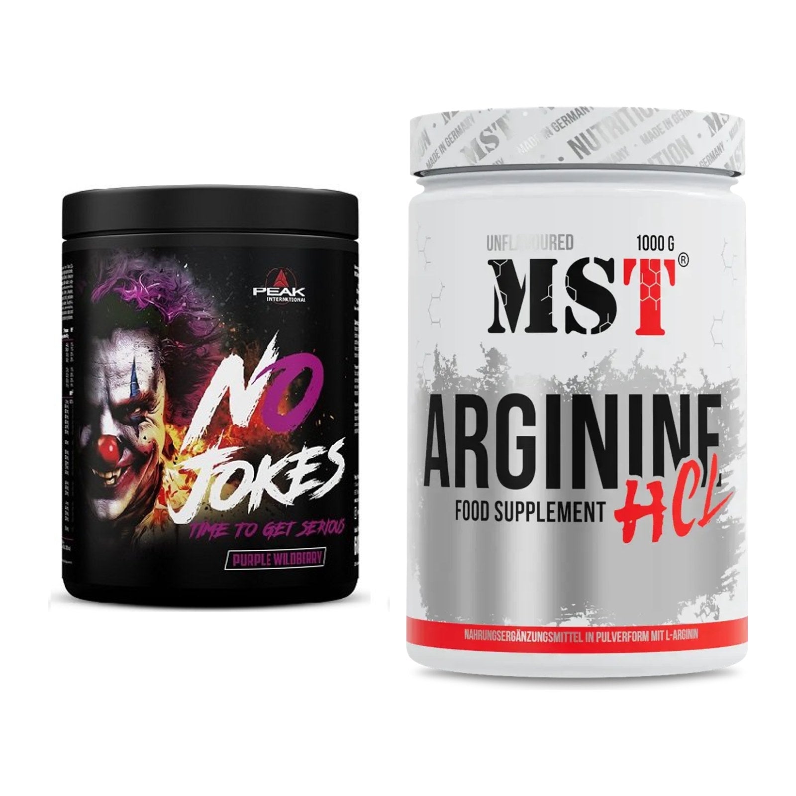 Trainings-Set: Peak No Jokes + MST Arginine HCL – alle enthaltenen Artikel