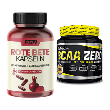 Trainings-Set: FGN Rote Beete + BioTech BCAA Zero – alle enthaltenen Artikel