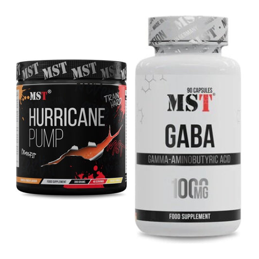 Trainings-Set: MST Hurricane Pump + MST GABA 1000mg – alle enthaltenen Artikel