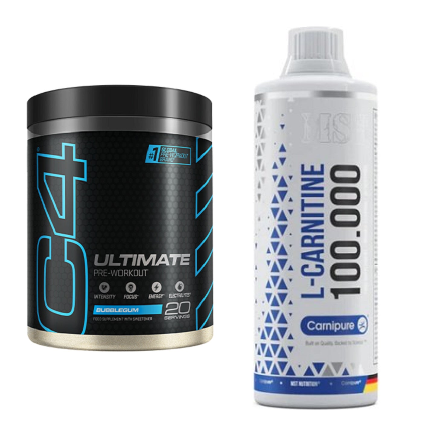 Trainings-Set: Cellucor C4 ULTIMATE 20 + MST L-Carnitine Carnipure – alle enthaltenen Artikel