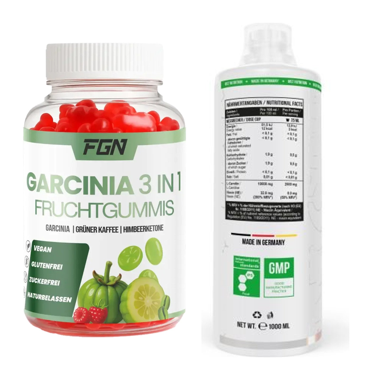 Trainings-Set: FGN Garcinia 60 + MST L-Carnitine 100.000 – alle enthaltenen Artikel