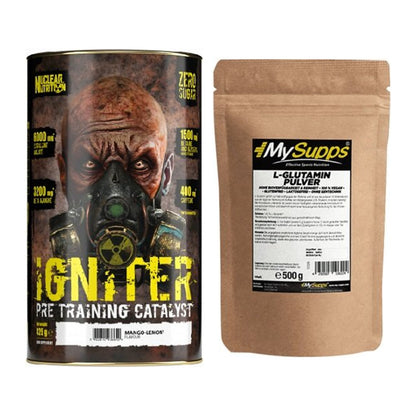 Trainings-Set: Nuclear Nutrition IGNITER Booster + MySupps Glutamine – alle enthaltenen Artikel