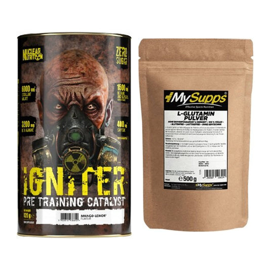 Trainings-Set: Nuclear Nutrition IGNITER Booster + MySupps Glutamine – alle enthaltenen Artikel