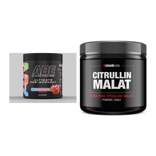Treeningkomplekt: Applied Nutrition A.B.E + Sinob Core L-tsitrulliin – kõik esemed on kaasas