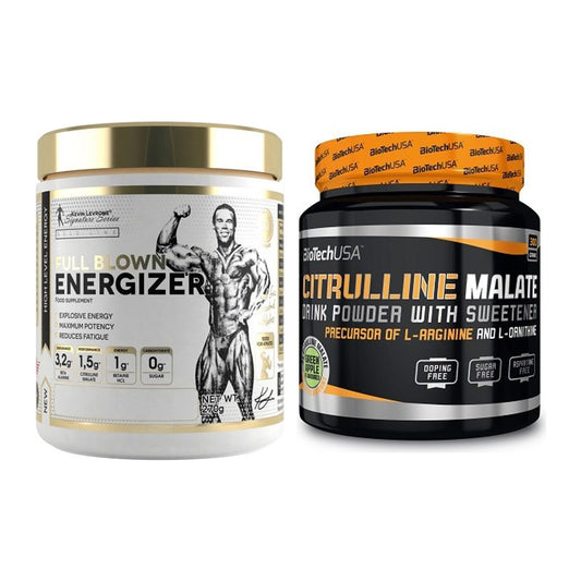 Trainings-Set: Kevin Levrone Full Blown + BioTech Citrulline Malate – alle enthaltenen Artikel