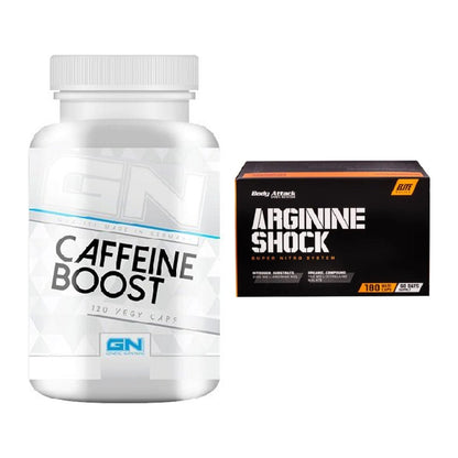 Trainings-Set: GN Caffein Boost + Body Attack Arginine Shock – alle enthaltenen Artikel