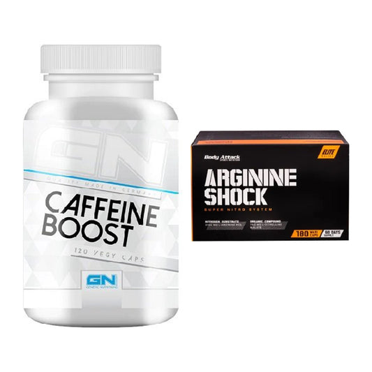 Trainings-Set: GN Caffein Boost + Body Attack Arginine Shock – alle enthaltenen Artikel