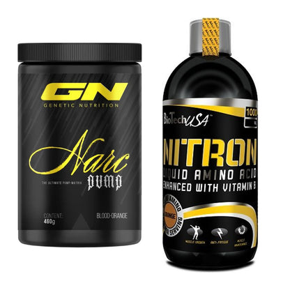 Trainings-Set: GN Narc Pump + BioTech Liquid Amino – alle enthaltenen Artikel
