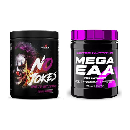 Trainings-Set: Peak No Jokes + Scitec Mega EAA – alle enthaltenen Artikel