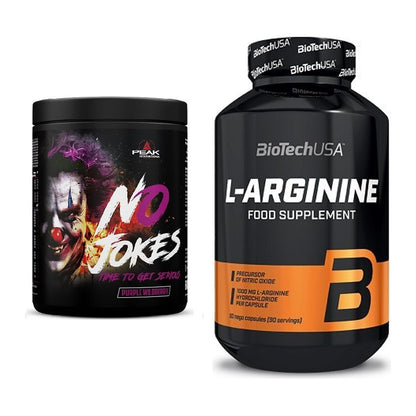 Trainings-Set: Peak No Jokes + BioTech L-Arginine – alle enthaltenen Artikel