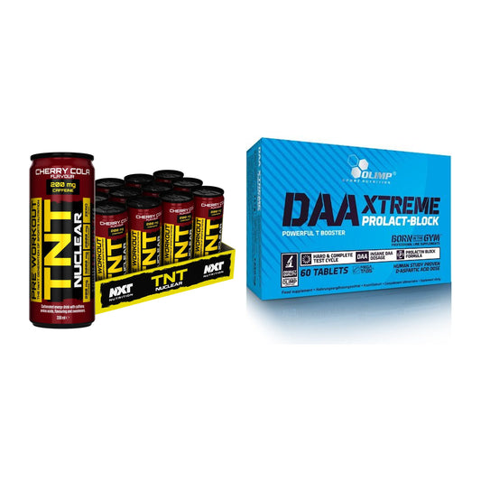 Trainings-Set: NXT Nutrition TNT NUCLEAR + Olimp DAA Xtreme – alle enthaltenen Artikel