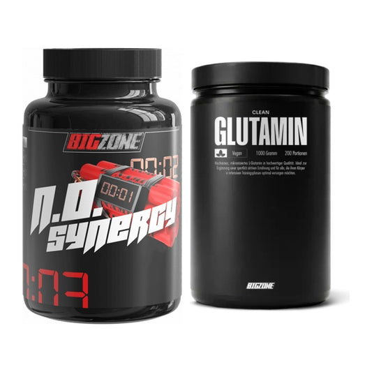 Trainings-Set: Big Zone N.O Synergy + Big Zone Glutamin – alle enthaltenen Artikel
