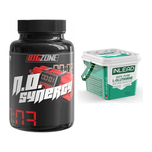 Trainings-Set: Big Zone N.O Synergy + INLEAD L-Glutamine – alle enthaltenen Artikel