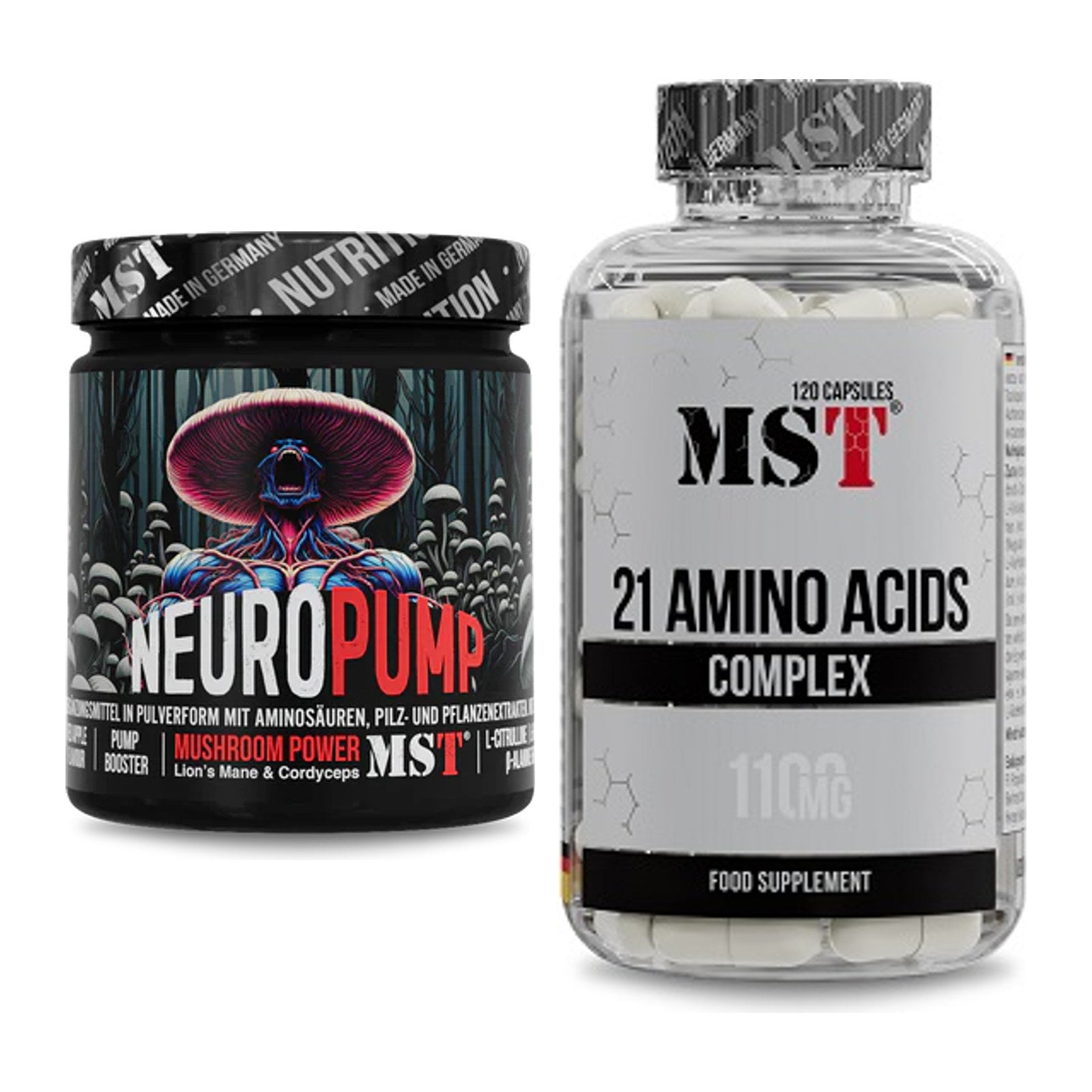 Trainings-Set: MST NeuroPump + MST 21 Amino Acids – alle enthaltenen Artikel