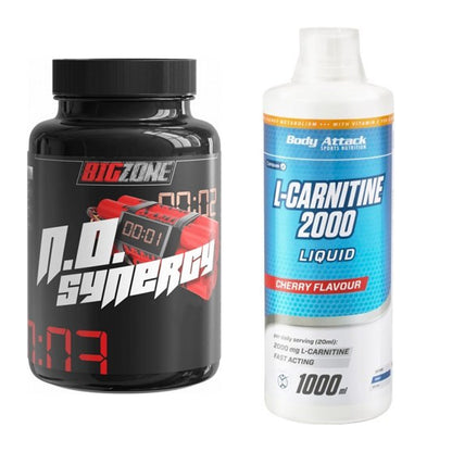 Trainings-Set: Big Zone N.O Synergy + Body Attack L-Carnitine Liquid – alle enthaltenen Artikel