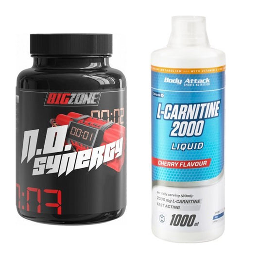 Trainings-Set: Big Zone N.O Synergy + Body Attack L-Carnitine Liquid – alle enthaltenen Artikel