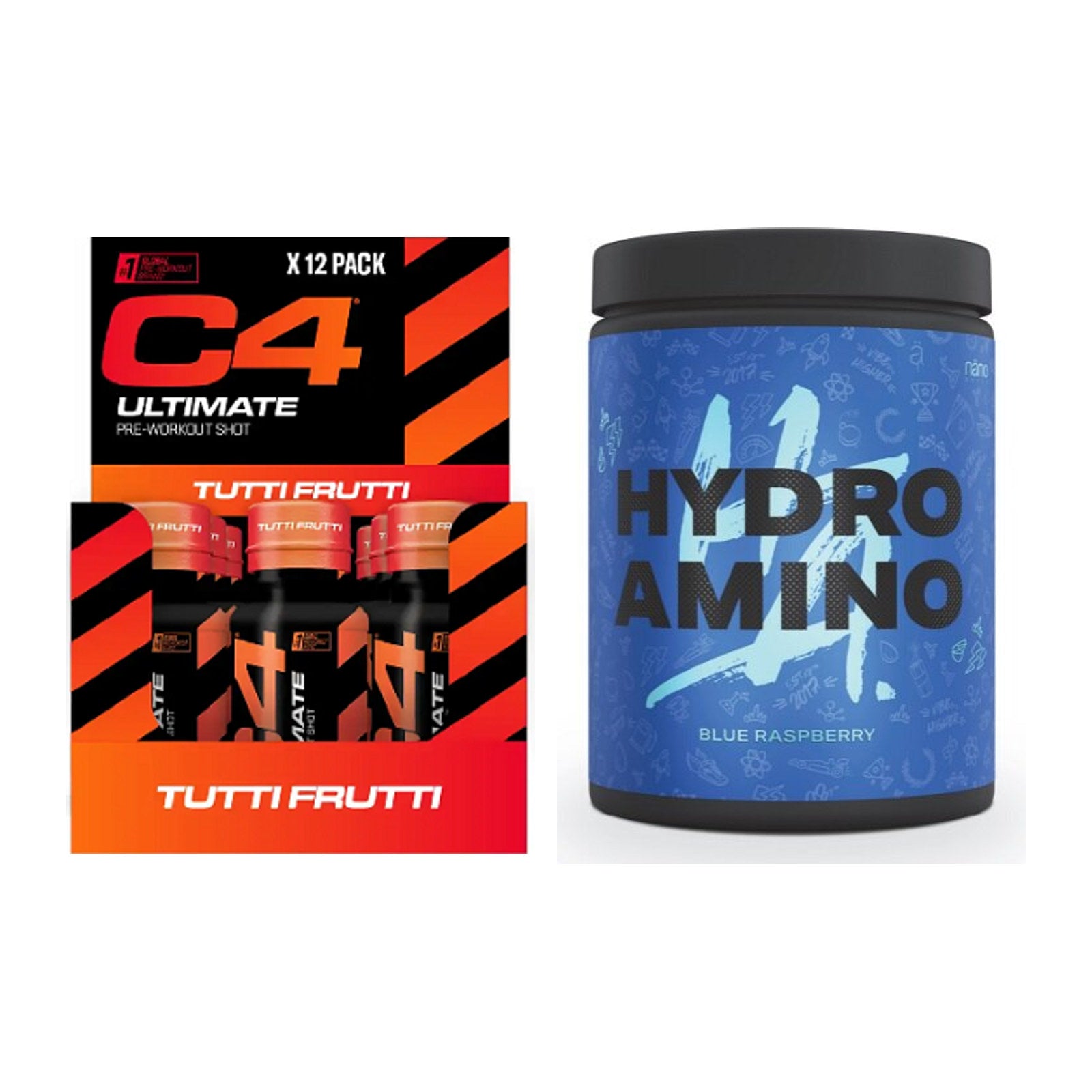 Trainings-Set: Cellucor C4 Ultimate + Nanosupps Hydro Amino – alle enthaltenen Artikel