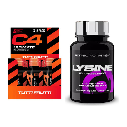 Trainings-Set: Cellucor C4 Ultimate Pre-Workout + Scitec Lysine – alle enthaltenen Artikel
