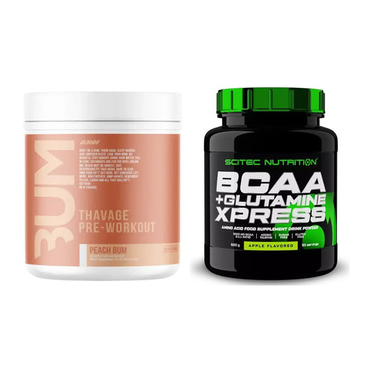 Trainings-Set: RAW Nutrition CBUM Thavage + Scitec BCAA+ Glutamine – alle enthaltenen Artikel
