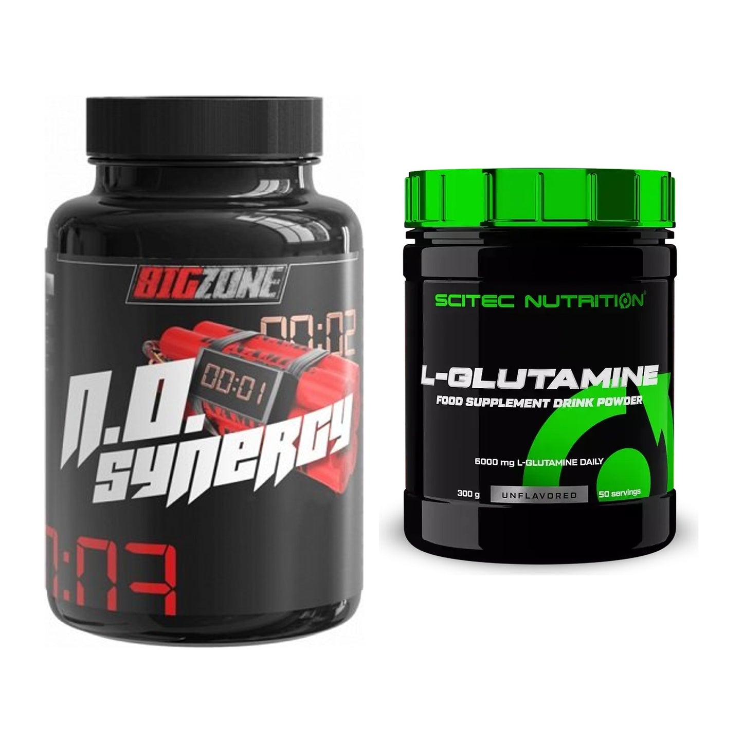Trainings-Set: Big Zone N.O Synergy + Scitec L-Glutamin – alle enthaltenen Artikel
