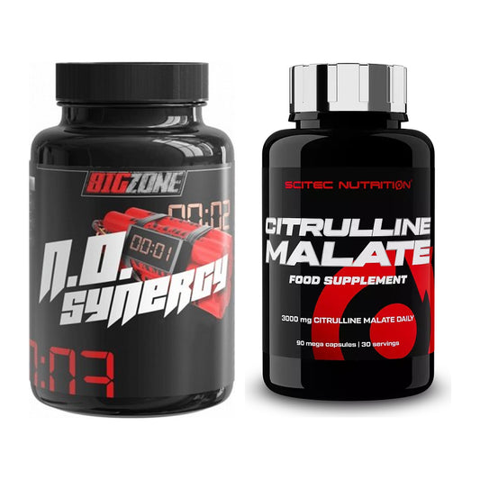 Trainings-Set: Big Zone N.O Synergy + Scitec Citrulline Malate – alle enthaltenen Artikel