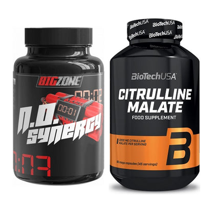 Trainings-Set: Big Zone N.O Synergy + BioTech Citrulline Malate – alle enthaltenen Artikel