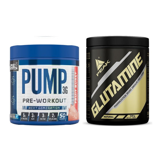 Trainings-Set: Applied Nutrition Pump + Peak Glutamin – alle enthaltenen Artikel