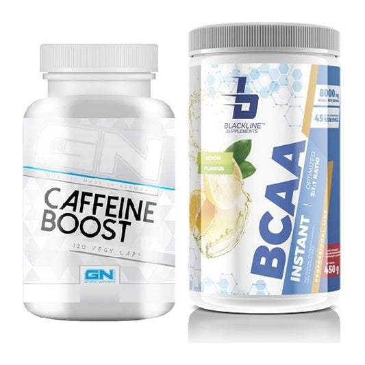 Treningssett: GN Coffeine Boost + Blackline Supplements BCAA Instant - alle varer inkludert
