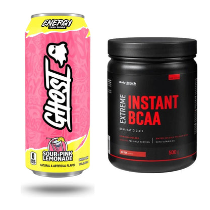 Trainings-Set: Ghost Energy + Body Attack Instant BCAA Extreme – alle enthaltenen Artikel