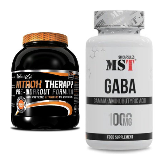 Trainings-Set: BioTech NitroX Therapy + MST GABA 1000mg – alle enthaltenen Artikel