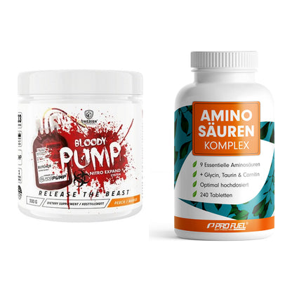 Trainings-Set: Swedish Supplements Bloody + ProFuel Aminosäuren – alle enthaltenen Artikel