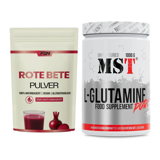 Trainings-Set: FGN Rote Beete Pulver + MST Glutamine – alle enthaltenen Artikel