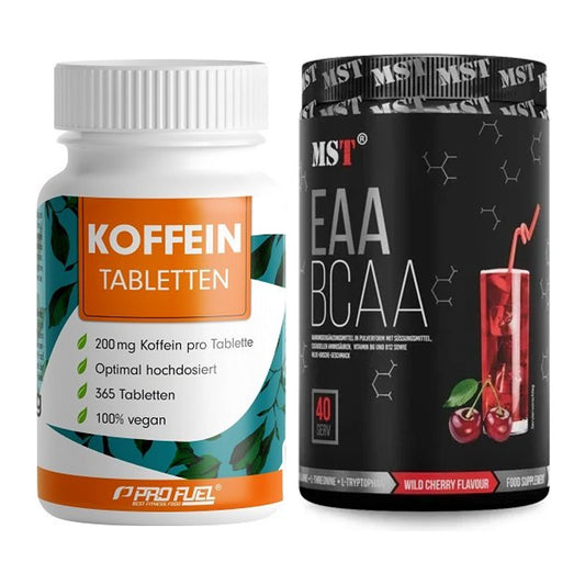 Trainings-Set: ProFuel Koffein (200mg) + MST EAA & BCAA – alle enthaltenen Artikel