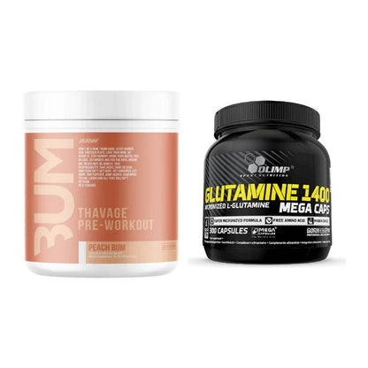 Trainings-Set: RAW Nutrition CBUM Thavage + Olimp L-Glutamine Mega – alle enthaltenen Artikel