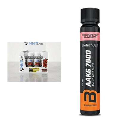 Trainings-Set: NNT Extreme Pump Shot + BioTech AAKG 7800 – alle enthaltenen Artikel