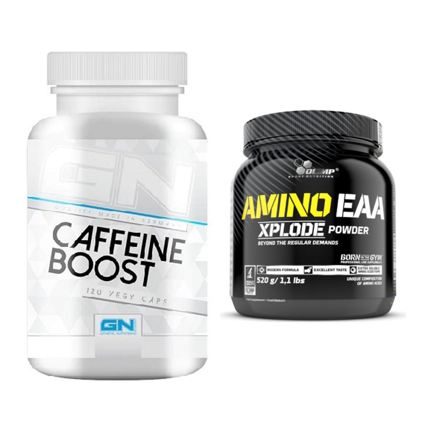 Trainings-Set: GN Caffein Boost + Olimp Amino EAA Xplode- 520g – alle enthaltenen Artikel