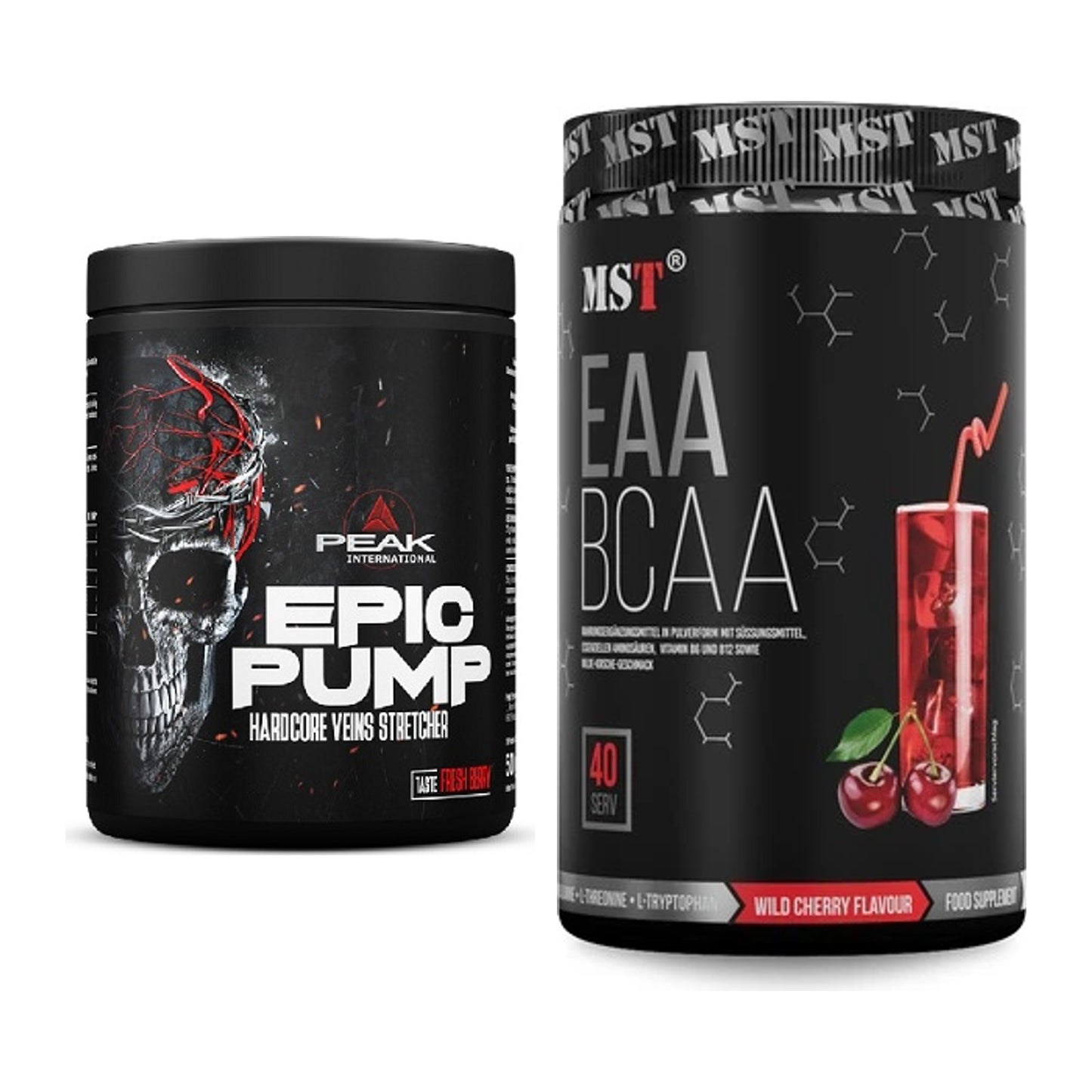 Trainings-Set: Peak EPIC Pump + MST EAA & BCAA – alle enthaltenen Artikel